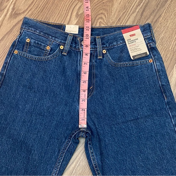 Levis 405 Standard Shorts Mens Size 29 Denim Cotton 10” Inseam - Picture 11 of 16